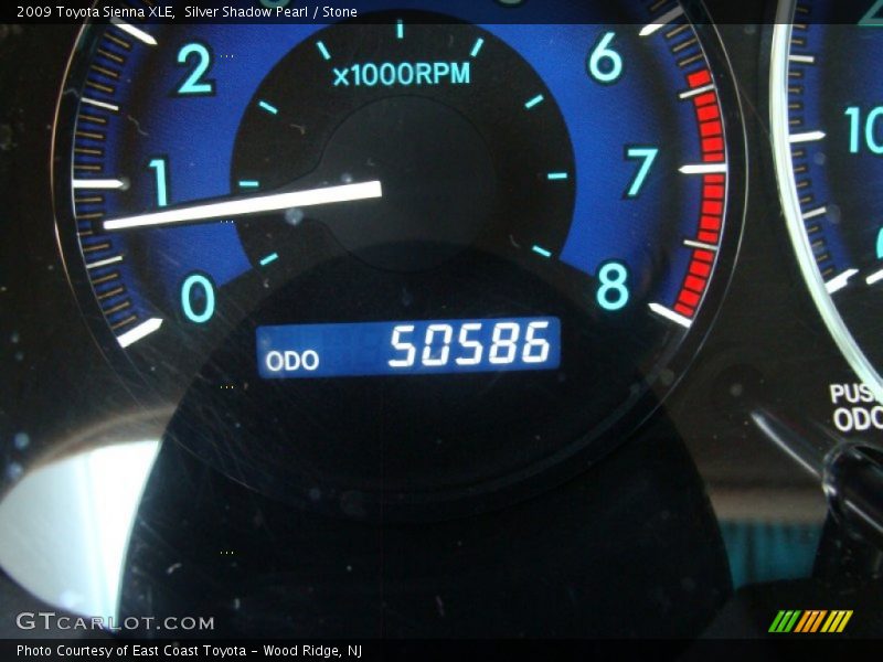 Silver Shadow Pearl / Stone 2009 Toyota Sienna XLE