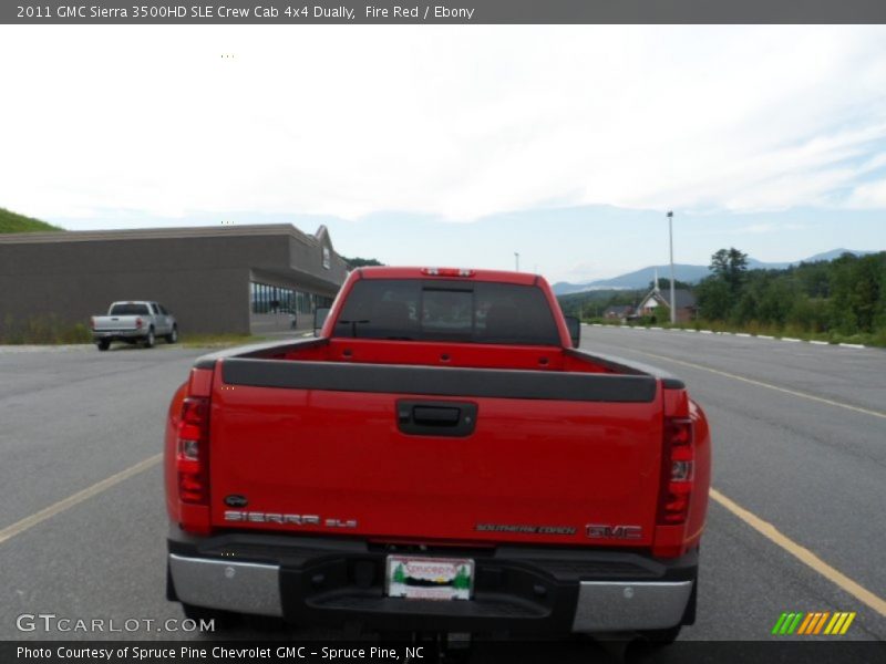 Fire Red / Ebony 2011 GMC Sierra 3500HD SLE Crew Cab 4x4 Dually