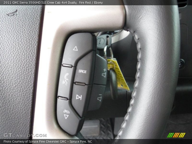 Fire Red / Ebony 2011 GMC Sierra 3500HD SLE Crew Cab 4x4 Dually