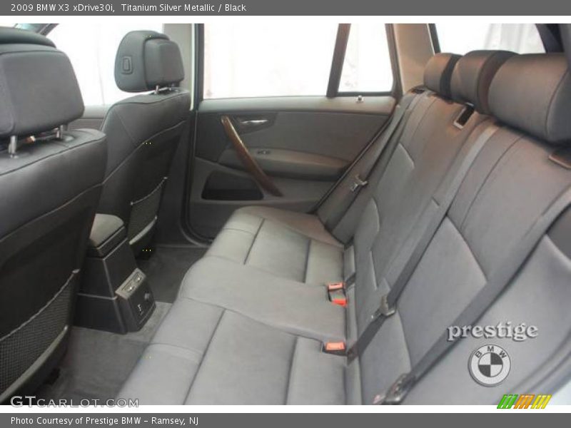 Titanium Silver Metallic / Black 2009 BMW X3 xDrive30i