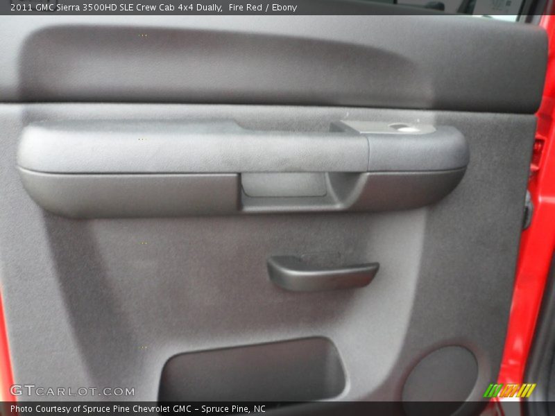 Fire Red / Ebony 2011 GMC Sierra 3500HD SLE Crew Cab 4x4 Dually
