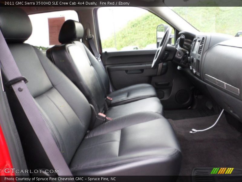 Fire Red / Ebony 2011 GMC Sierra 3500HD SLE Crew Cab 4x4 Dually