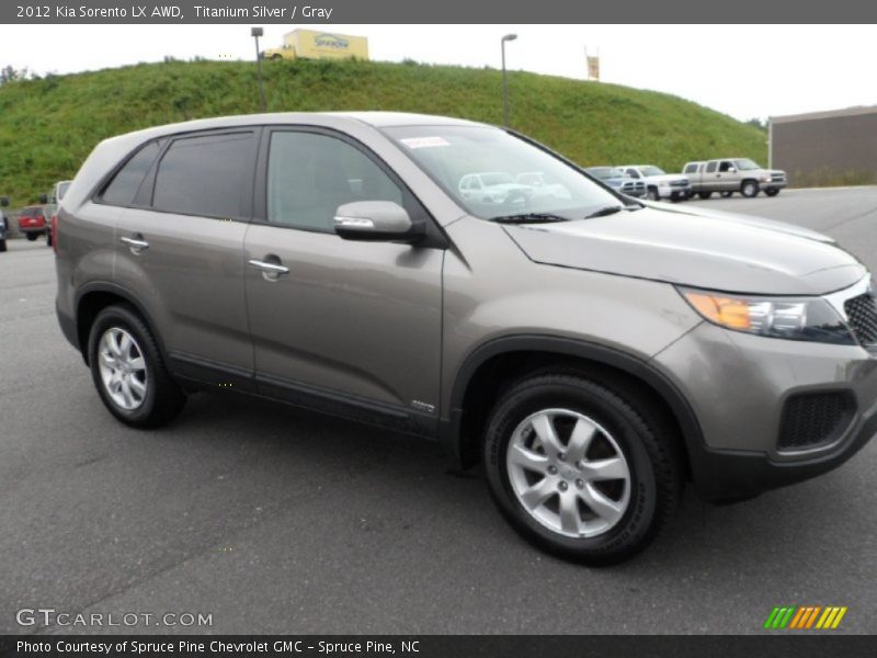 Titanium Silver / Gray 2012 Kia Sorento LX AWD