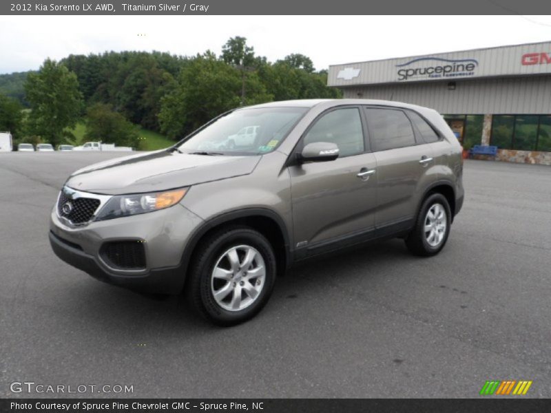 Titanium Silver / Gray 2012 Kia Sorento LX AWD