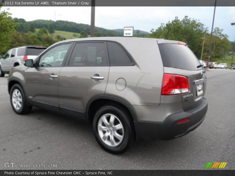 Titanium Silver / Gray 2012 Kia Sorento LX AWD