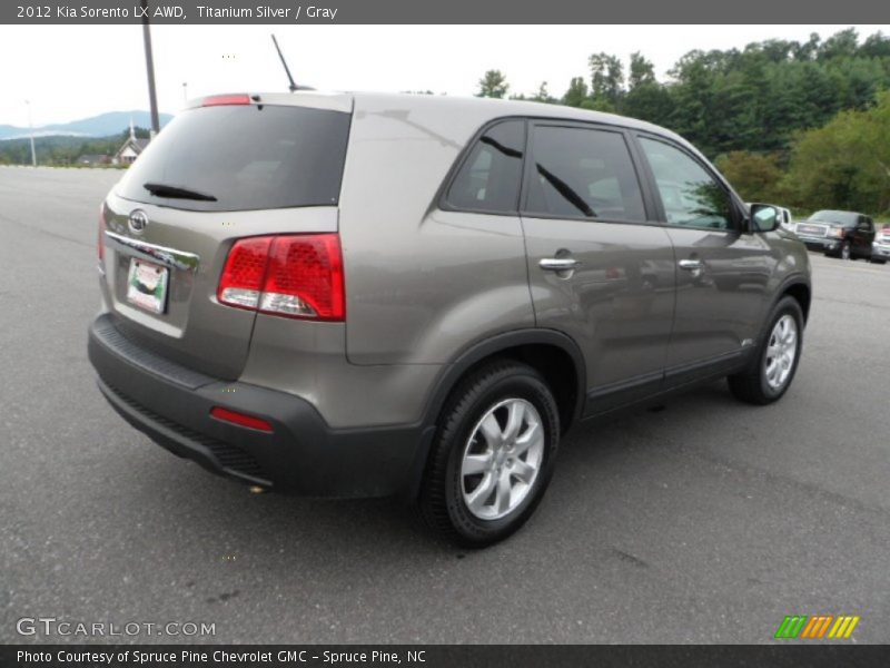 Titanium Silver / Gray 2012 Kia Sorento LX AWD