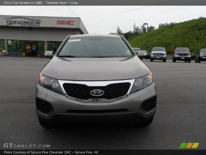 Titanium Silver / Gray 2012 Kia Sorento LX AWD