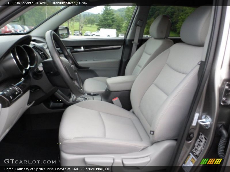 Titanium Silver / Gray 2012 Kia Sorento LX AWD