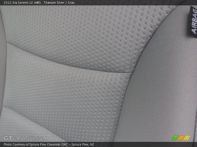 Titanium Silver / Gray 2012 Kia Sorento LX AWD