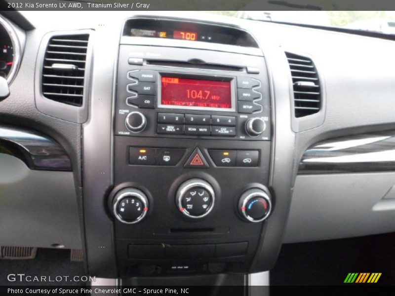 Titanium Silver / Gray 2012 Kia Sorento LX AWD