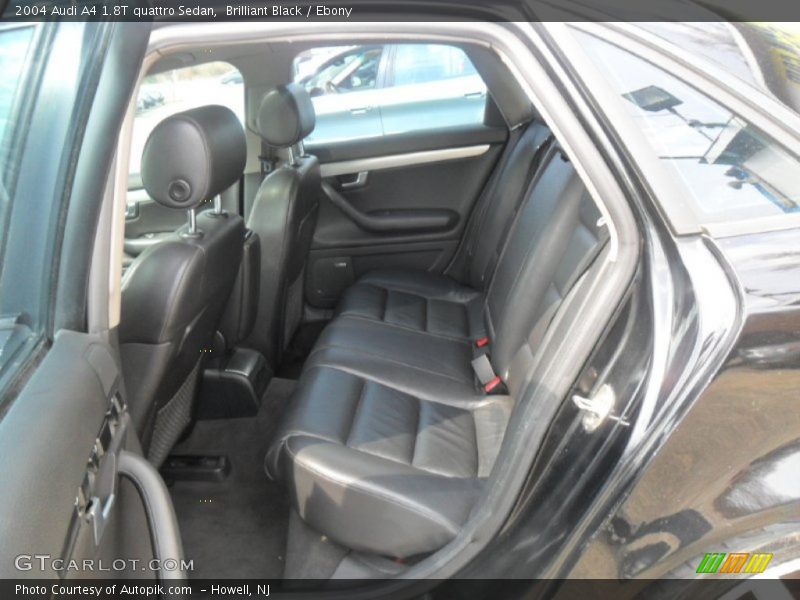 Brilliant Black / Ebony 2004 Audi A4 1.8T quattro Sedan