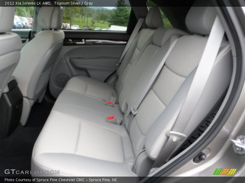 Titanium Silver / Gray 2012 Kia Sorento LX AWD