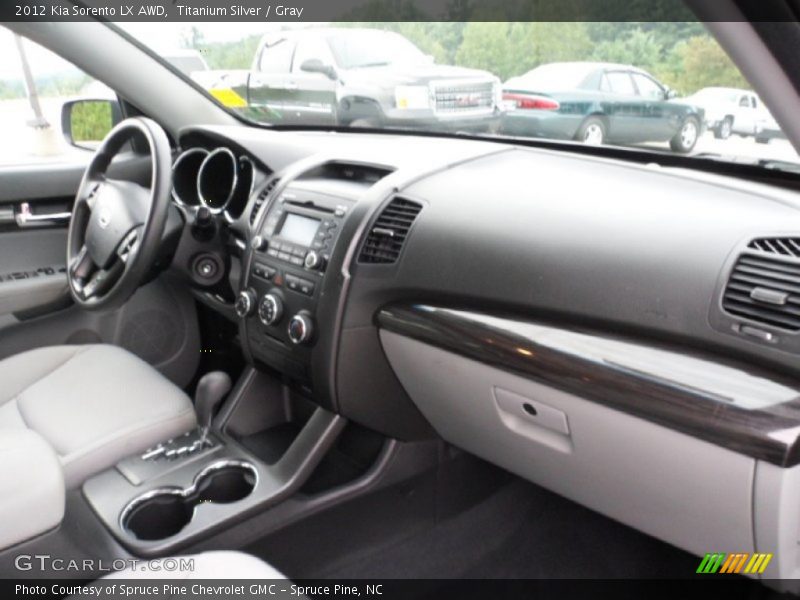 Titanium Silver / Gray 2012 Kia Sorento LX AWD