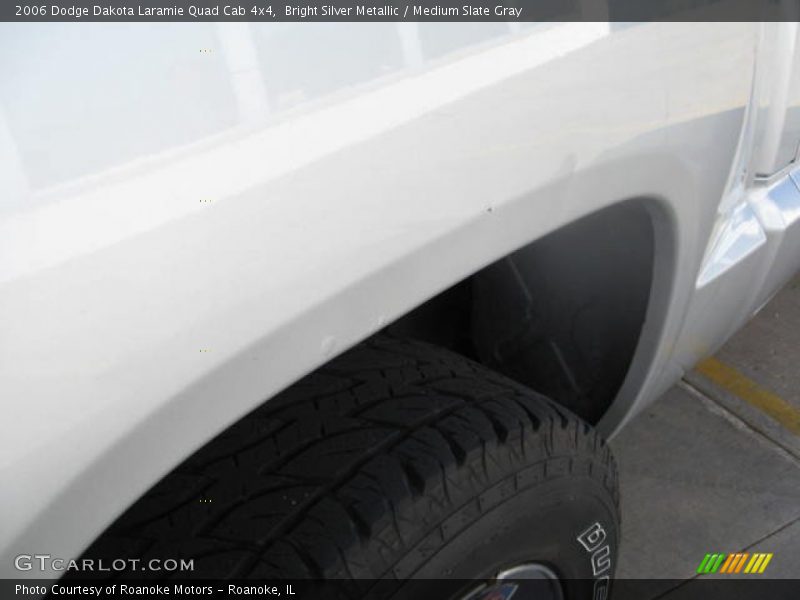 Bright Silver Metallic / Medium Slate Gray 2006 Dodge Dakota Laramie Quad Cab 4x4