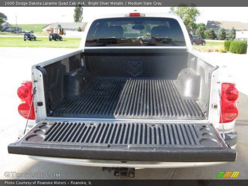 Bright Silver Metallic / Medium Slate Gray 2006 Dodge Dakota Laramie Quad Cab 4x4