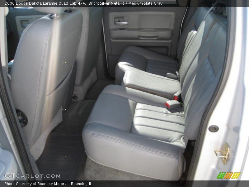 Bright Silver Metallic / Medium Slate Gray 2006 Dodge Dakota Laramie Quad Cab 4x4