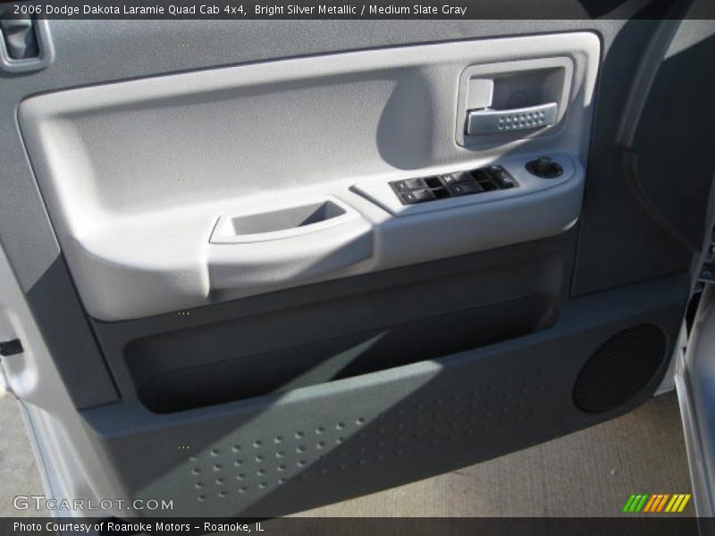 Bright Silver Metallic / Medium Slate Gray 2006 Dodge Dakota Laramie Quad Cab 4x4