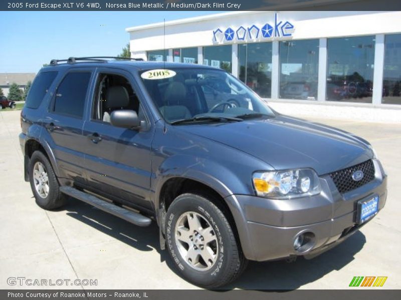 Norsea Blue Metallic / Medium/Dark Flint Grey 2005 Ford Escape XLT V6 4WD