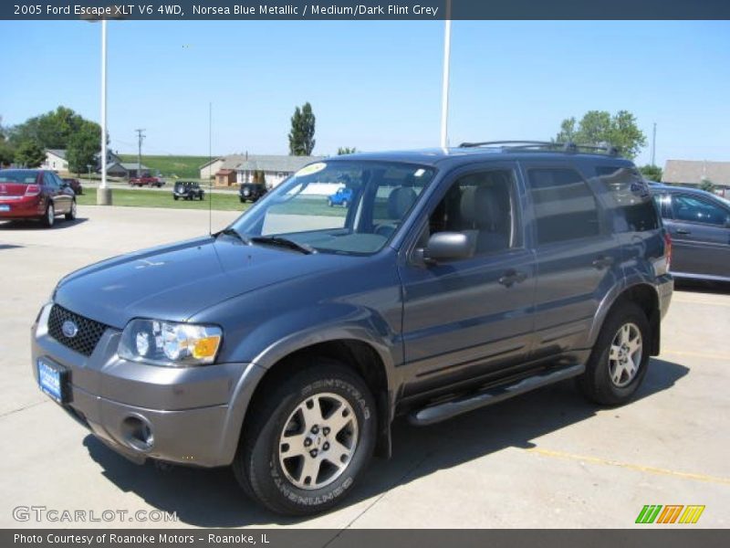 Norsea Blue Metallic / Medium/Dark Flint Grey 2005 Ford Escape XLT V6 4WD