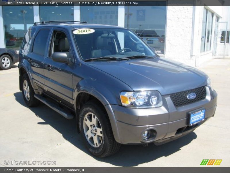 Norsea Blue Metallic / Medium/Dark Flint Grey 2005 Ford Escape XLT V6 4WD