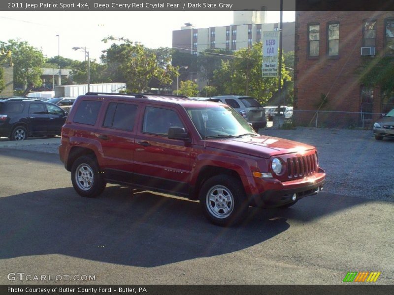 Deep Cherry Red Crystal Pearl / Dark Slate Gray 2011 Jeep Patriot Sport 4x4