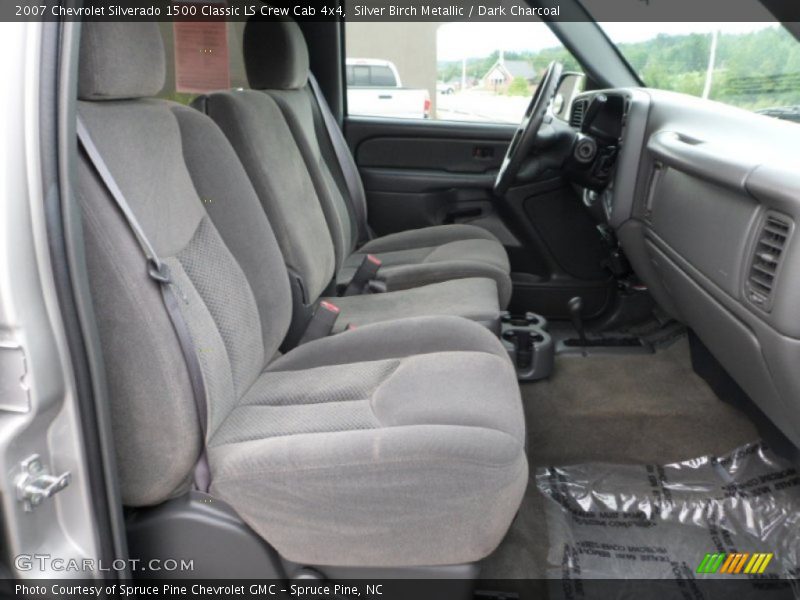 Silver Birch Metallic / Dark Charcoal 2007 Chevrolet Silverado 1500 Classic LS Crew Cab 4x4