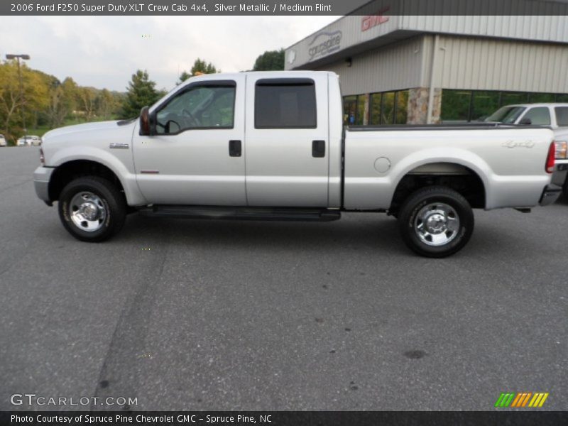 Silver Metallic / Medium Flint 2006 Ford F250 Super Duty XLT Crew Cab 4x4