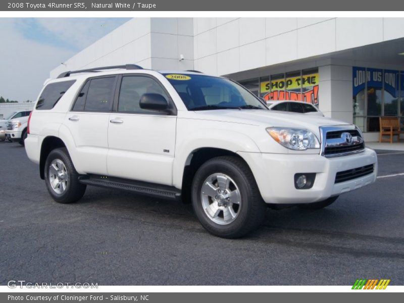 Natural White / Taupe 2008 Toyota 4Runner SR5