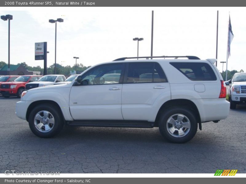Natural White / Taupe 2008 Toyota 4Runner SR5