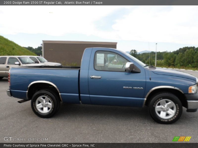 Atlantic Blue Pearl / Taupe 2003 Dodge Ram 1500 ST Regular Cab