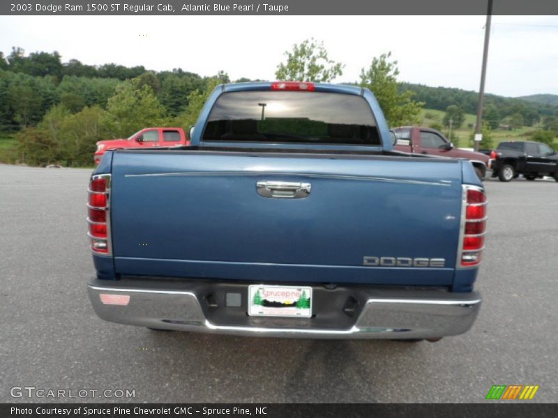 Atlantic Blue Pearl / Taupe 2003 Dodge Ram 1500 ST Regular Cab