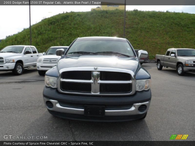 Atlantic Blue Pearl / Taupe 2003 Dodge Ram 1500 ST Regular Cab