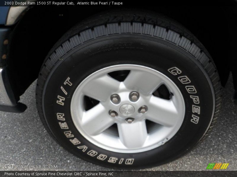 Atlantic Blue Pearl / Taupe 2003 Dodge Ram 1500 ST Regular Cab