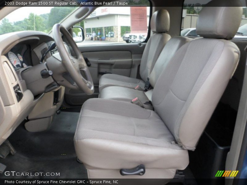Atlantic Blue Pearl / Taupe 2003 Dodge Ram 1500 ST Regular Cab