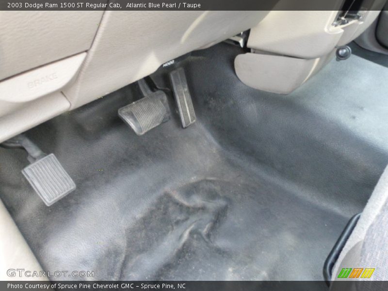 Atlantic Blue Pearl / Taupe 2003 Dodge Ram 1500 ST Regular Cab
