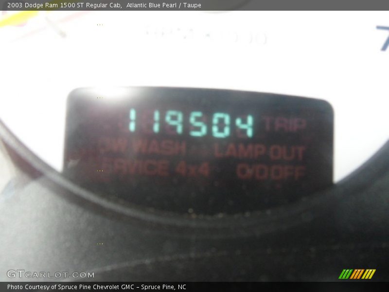 Atlantic Blue Pearl / Taupe 2003 Dodge Ram 1500 ST Regular Cab