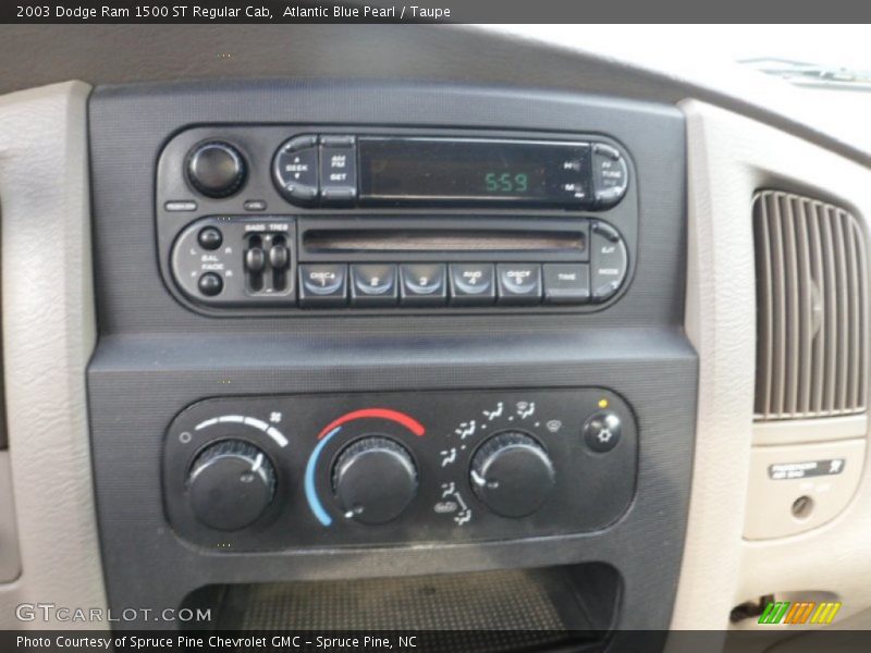 Atlantic Blue Pearl / Taupe 2003 Dodge Ram 1500 ST Regular Cab