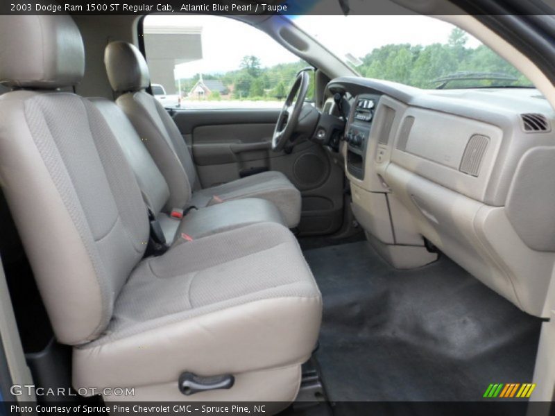 Atlantic Blue Pearl / Taupe 2003 Dodge Ram 1500 ST Regular Cab