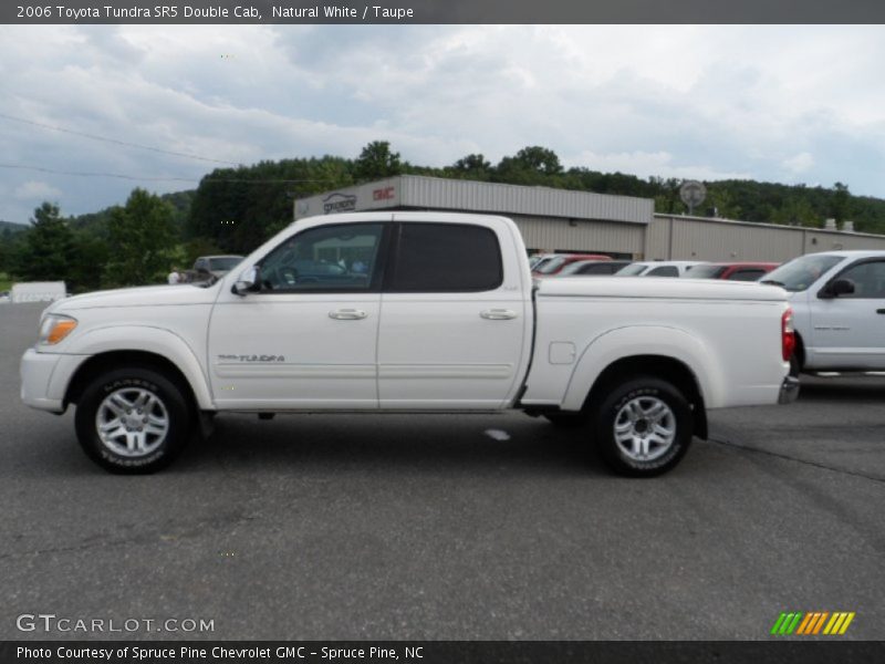 Natural White / Taupe 2006 Toyota Tundra SR5 Double Cab