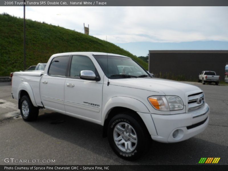 Natural White / Taupe 2006 Toyota Tundra SR5 Double Cab
