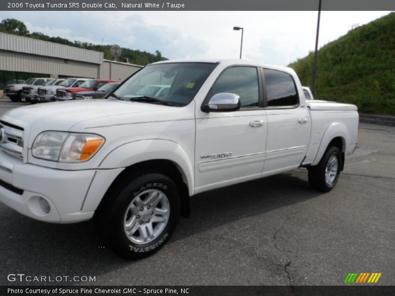 Natural White / Taupe 2006 Toyota Tundra SR5 Double Cab