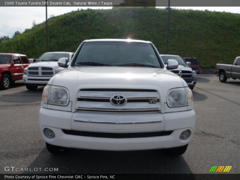 Natural White / Taupe 2006 Toyota Tundra SR5 Double Cab