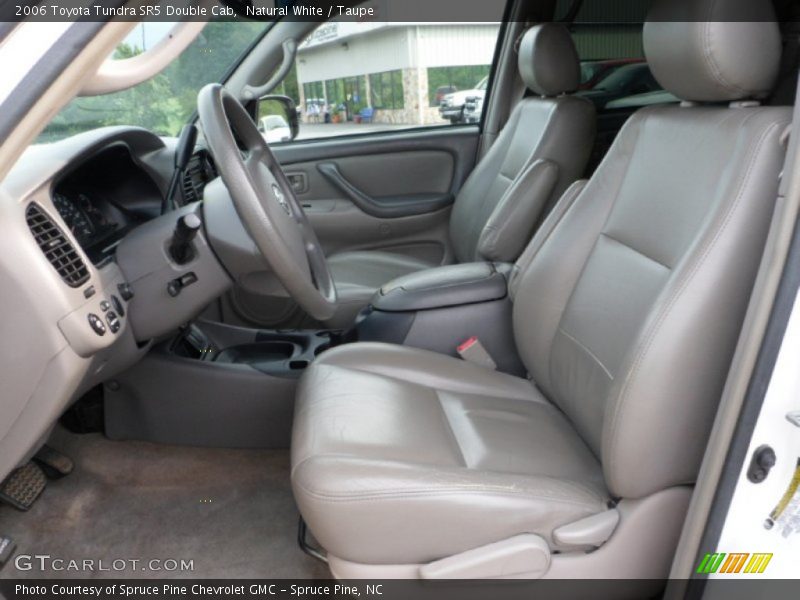 Natural White / Taupe 2006 Toyota Tundra SR5 Double Cab
