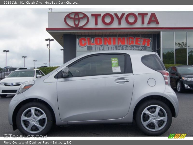 Classic Silver Metallic / Dark Charcoal 2013 Scion iQ
