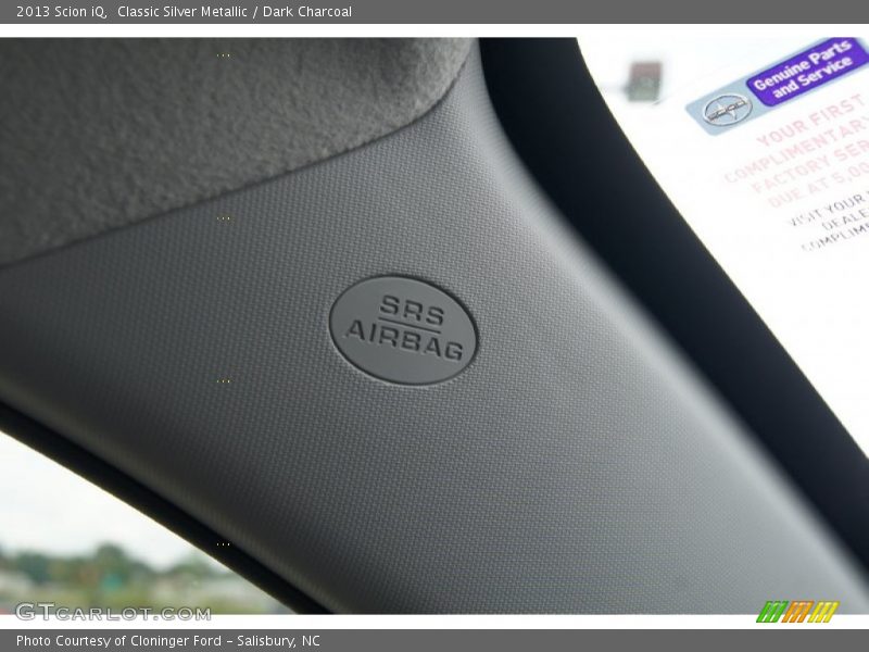 Classic Silver Metallic / Dark Charcoal 2013 Scion iQ