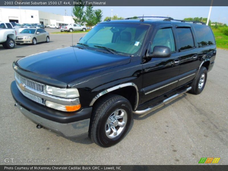 Black / Tan/Neutral 2003 Chevrolet Suburban 1500 LT 4x4