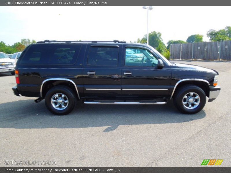 Black / Tan/Neutral 2003 Chevrolet Suburban 1500 LT 4x4