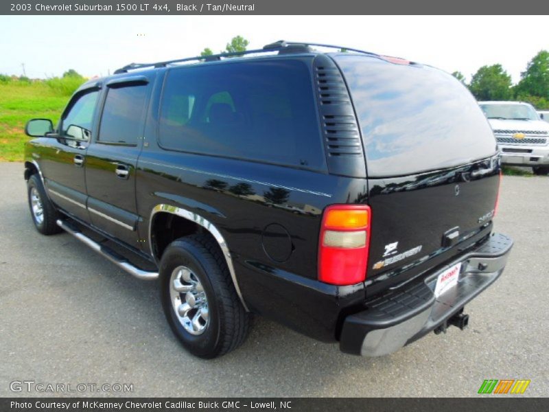 Black / Tan/Neutral 2003 Chevrolet Suburban 1500 LT 4x4