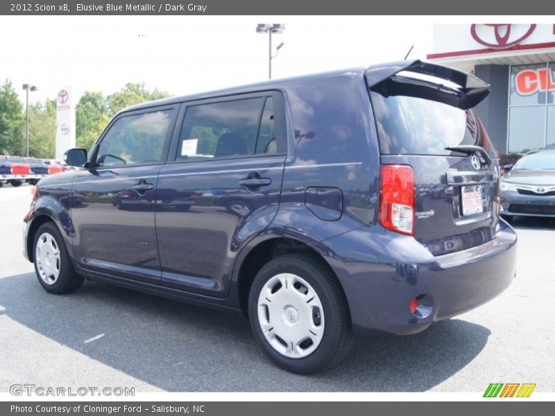 Elusive Blue Metallic / Dark Gray 2012 Scion xB