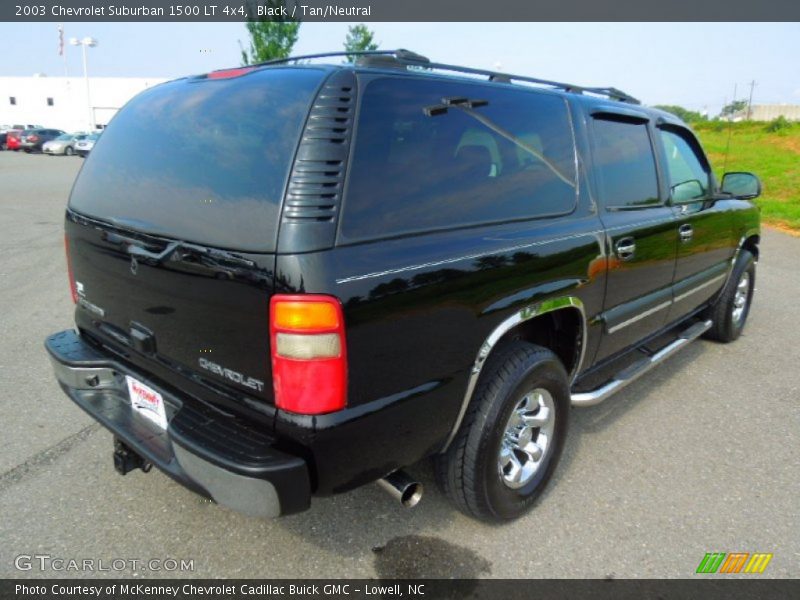 Black / Tan/Neutral 2003 Chevrolet Suburban 1500 LT 4x4